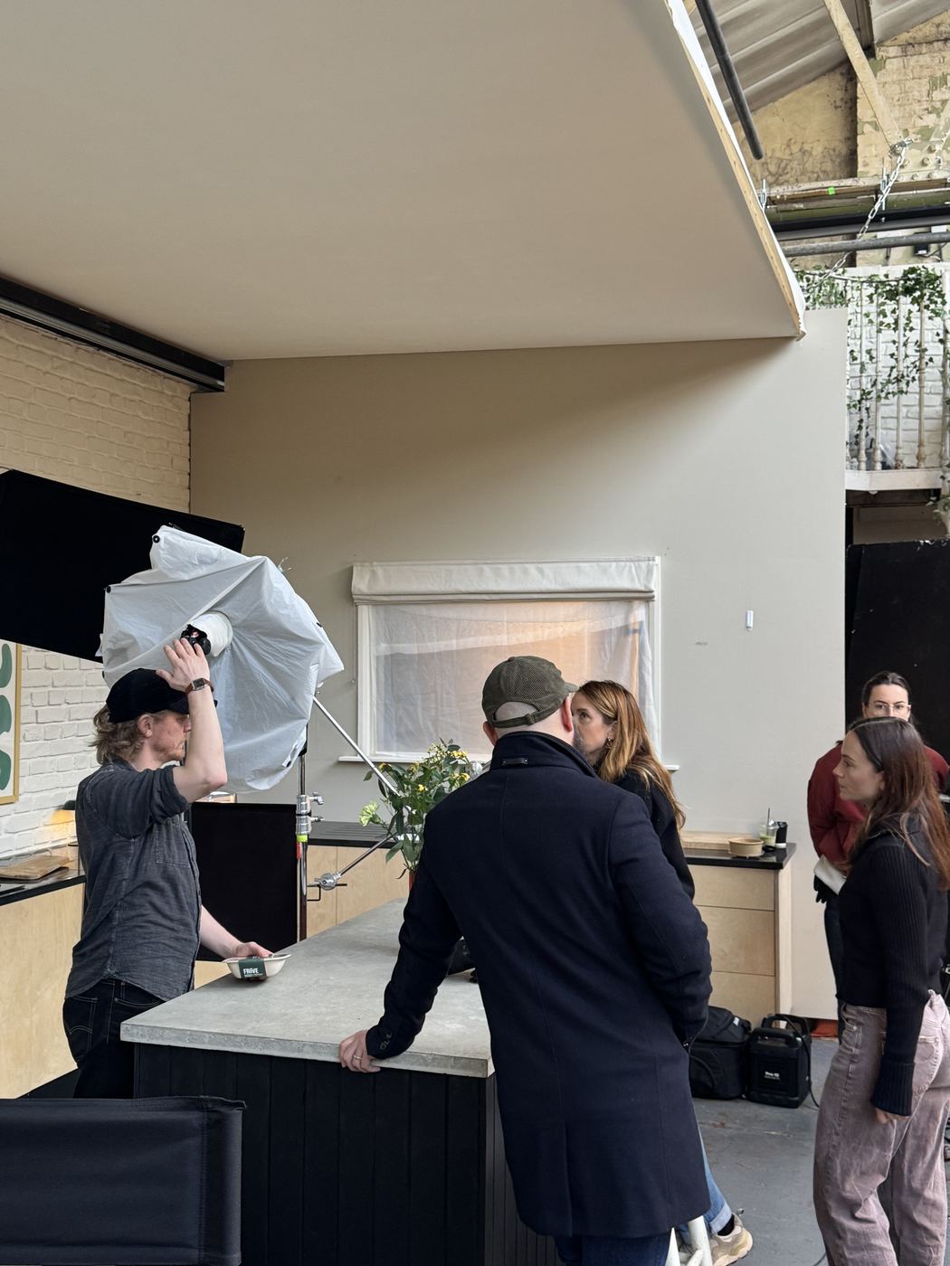 Two-set studio day, Frive lifestyle shoot