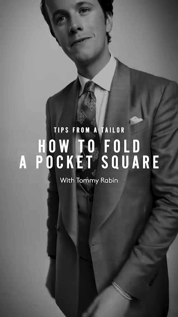 How to fold a pocket square