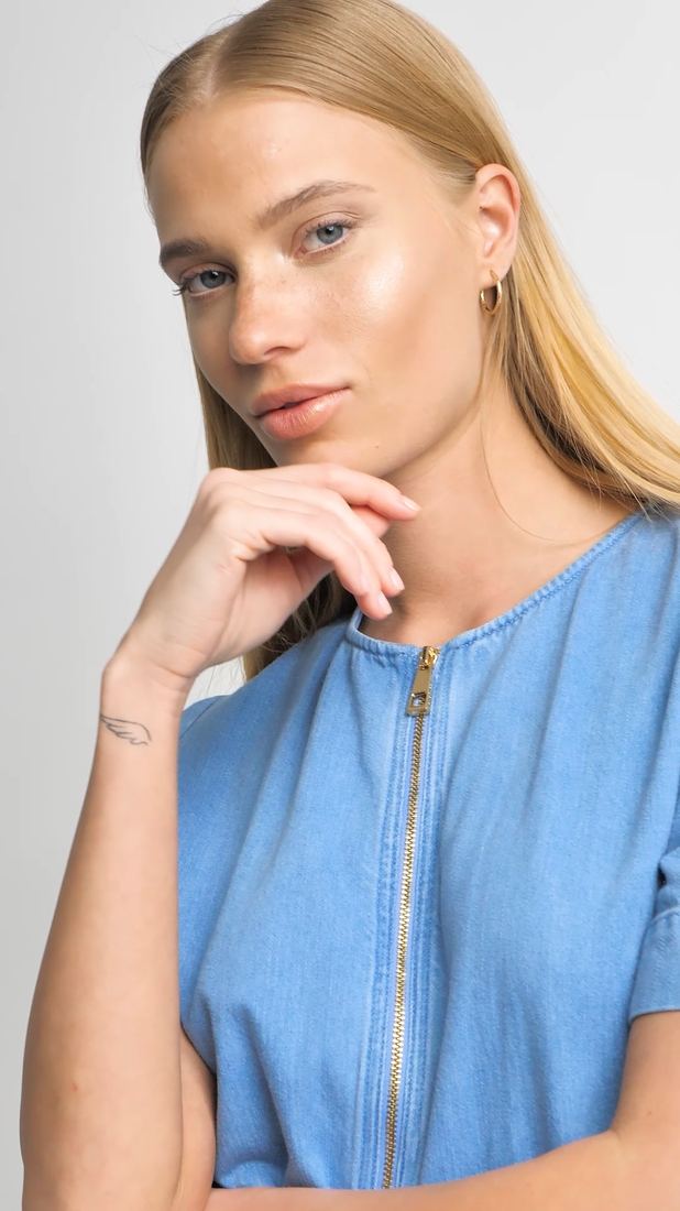 Denim zip dress, JD Williams × Whistles