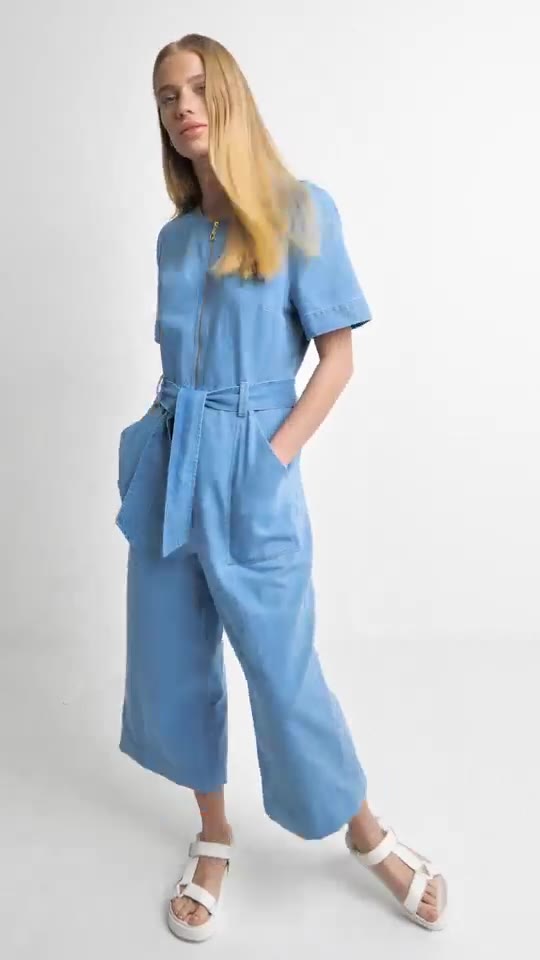 Denim jumpsuit, JD Williams × Whistles