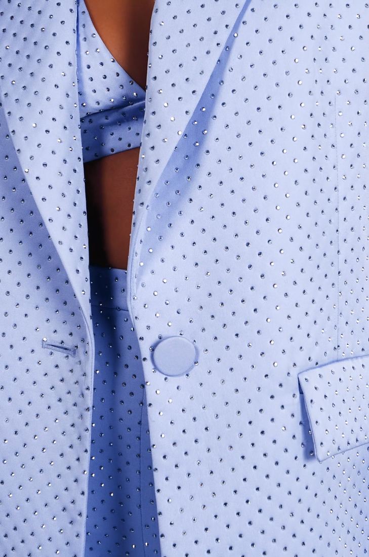 Embellished blazer detail